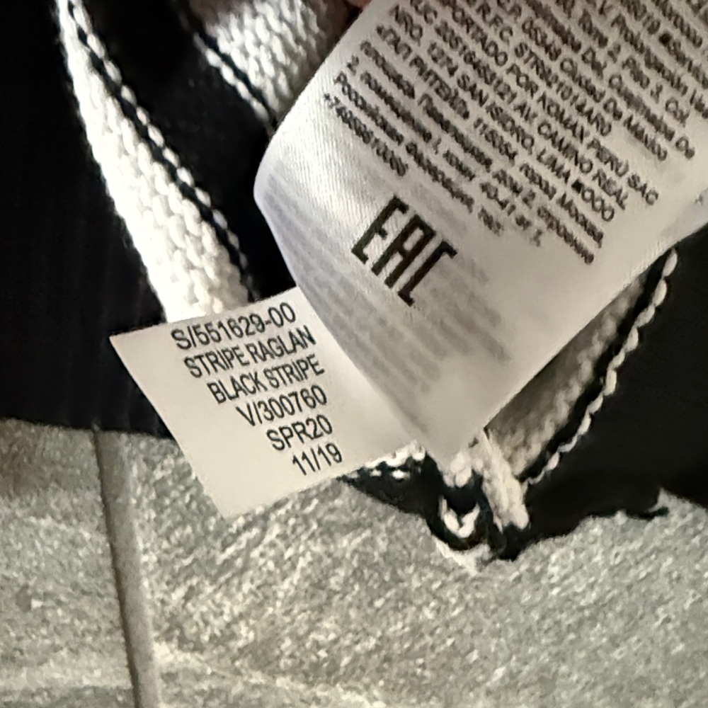 Michael Kors Black & White Striped Crewneck Sweater - Picture 6 of 13